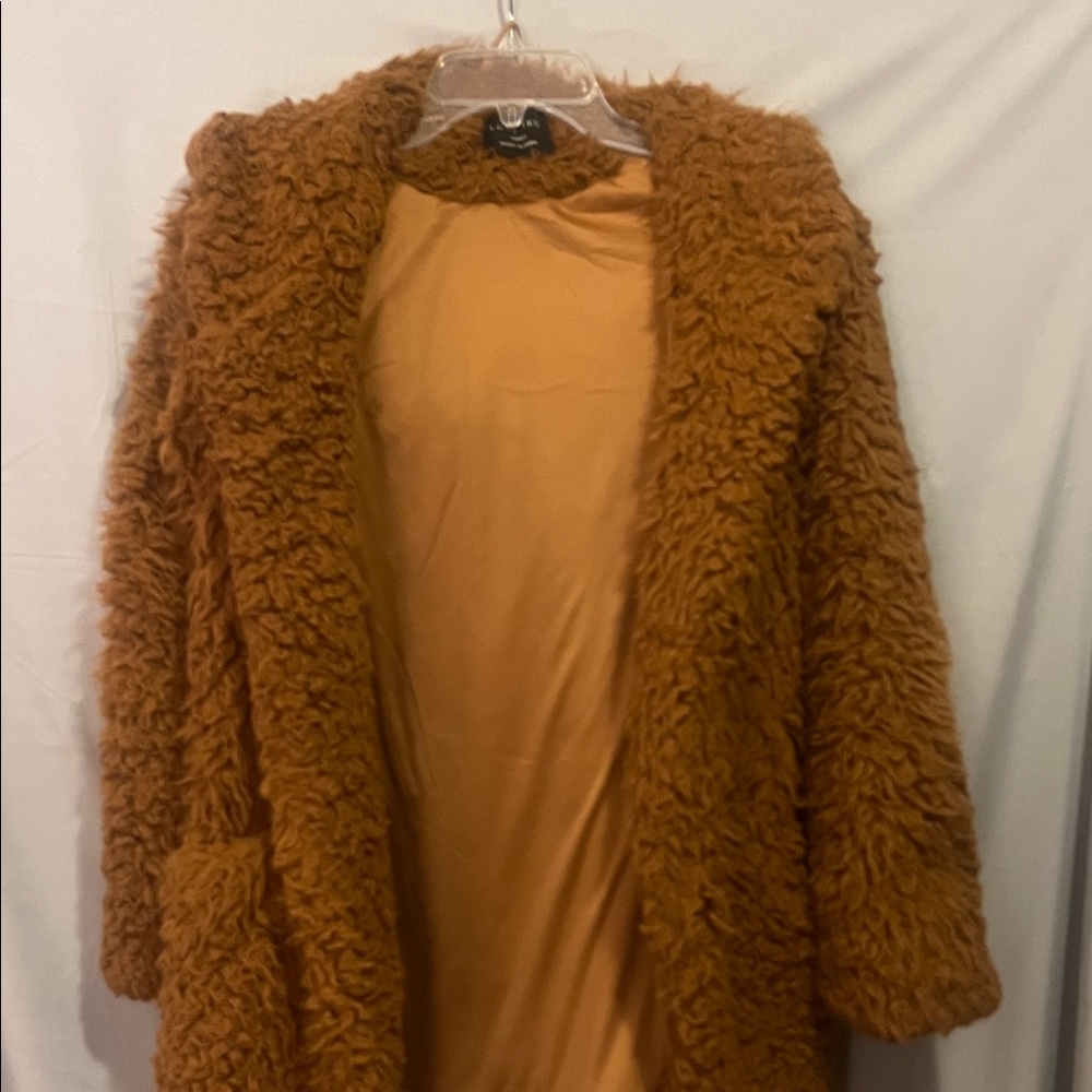 Love Tree Warm Tan Teddy Jacket